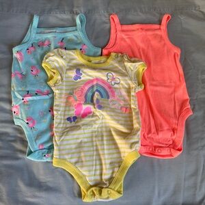 Colorful Baby One Piece Set of 3